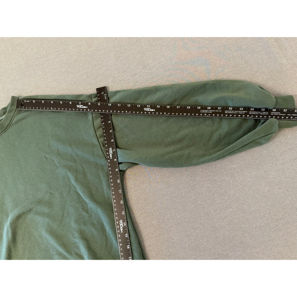 Women's Pilcro Sweatshirt bubble sleeves in green oversized S/M - Picture 10 of 10